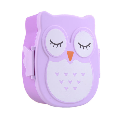 Cartoon Owl Style Lunch Box
