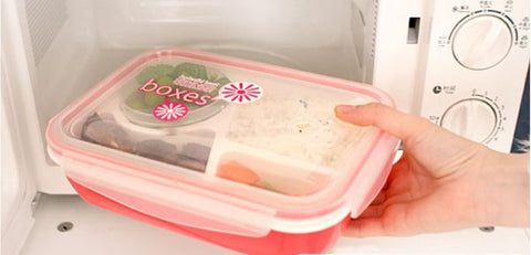 4 Cells Healthy Plastic Food Container