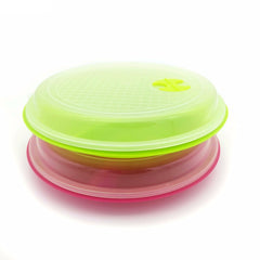 3 Sections Portion Control Plate with Lid