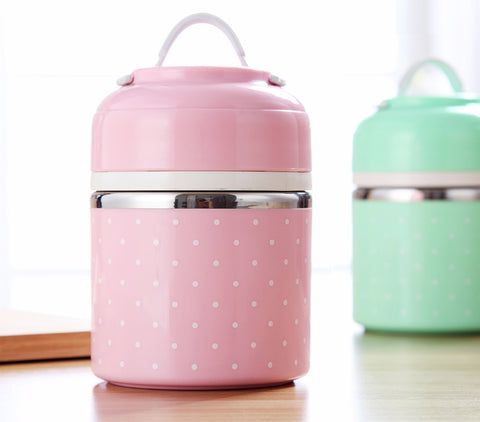 Mini Polka Dot Cute Lunch Box