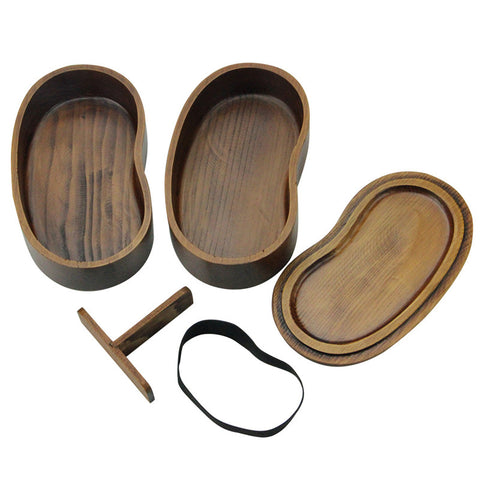 Luxurious Layered Wooden Lunch Box