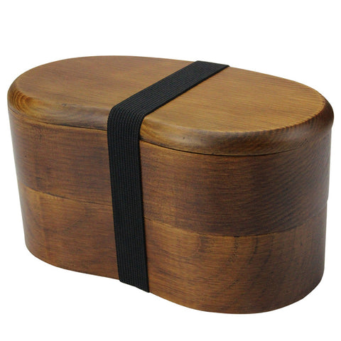 Luxurious Layered Wooden Lunch Box