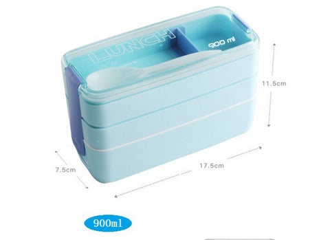 3 Layer Microwavable Healthy Food Container