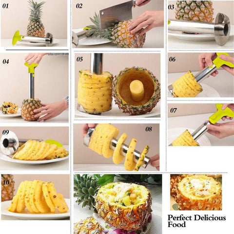 Stainless Steel Convenient Pineapple Peeler