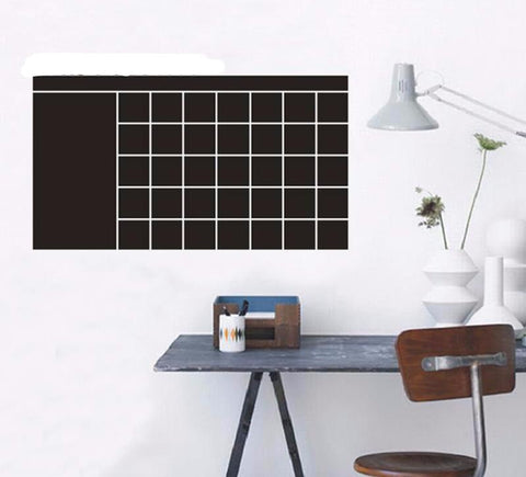 Monthly Food Planner Wall Chalkboard Stickers