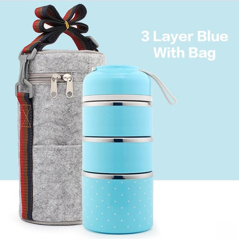 Mini Polka Dot Cute Lunch Box