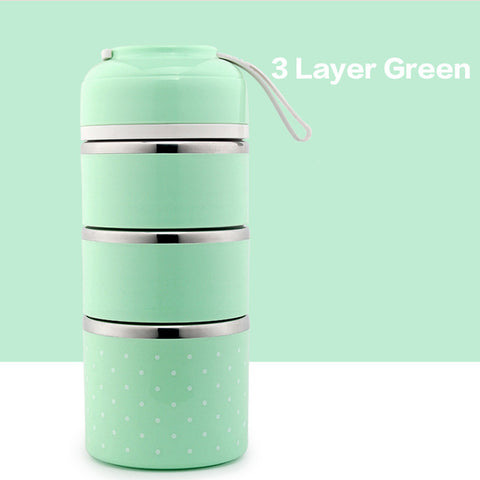 Mini Polka Dot Cute Lunch Box