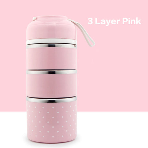 Mini Polka Dot Cute Lunch Box