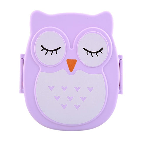 Cartoon Owl Style Lunch Box