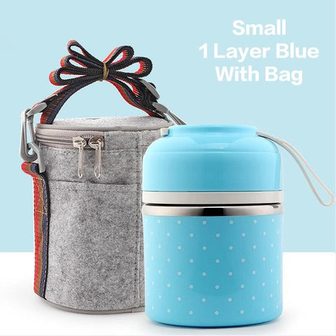 Mini Polka Dot Cute Lunch Box