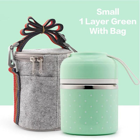 Mini Polka Dot Cute Lunch Box